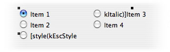 Effect Of Comma In Function Parameter List On Design Window Ragio Group Field