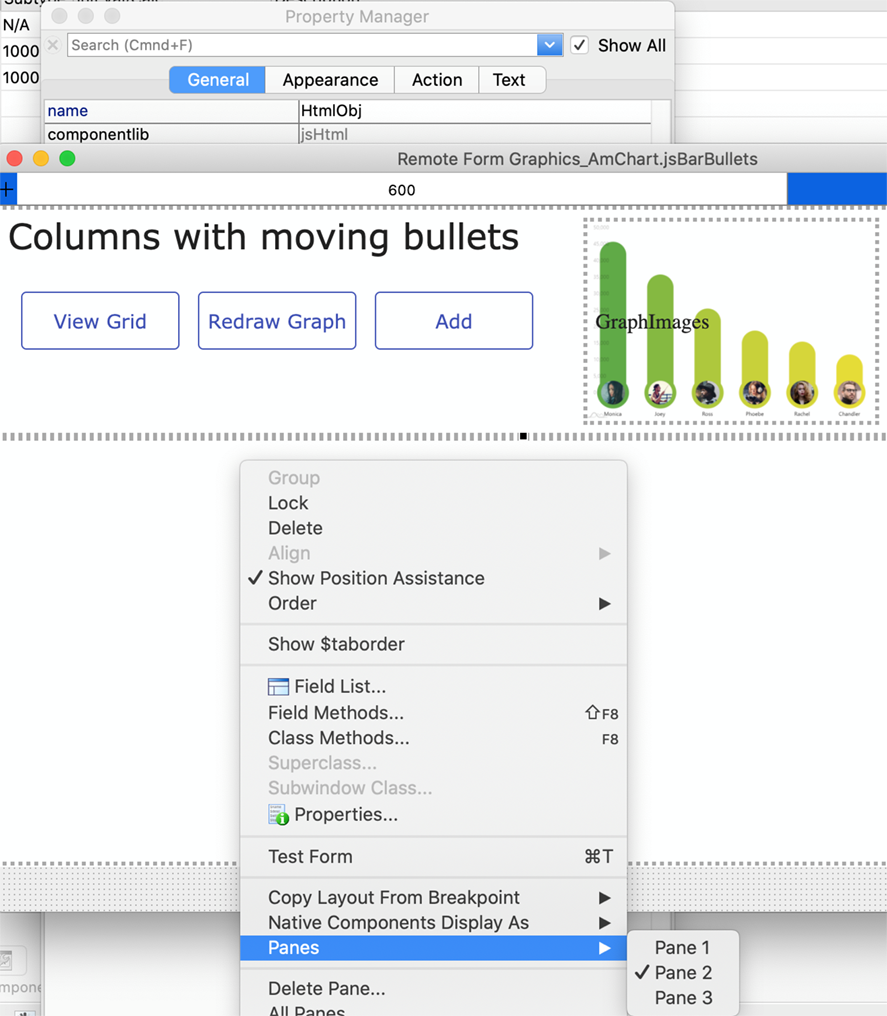 Integrating AmCharts into Omnis Studio