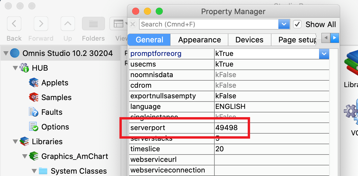 Integrating AmCharts into Omnis Studio